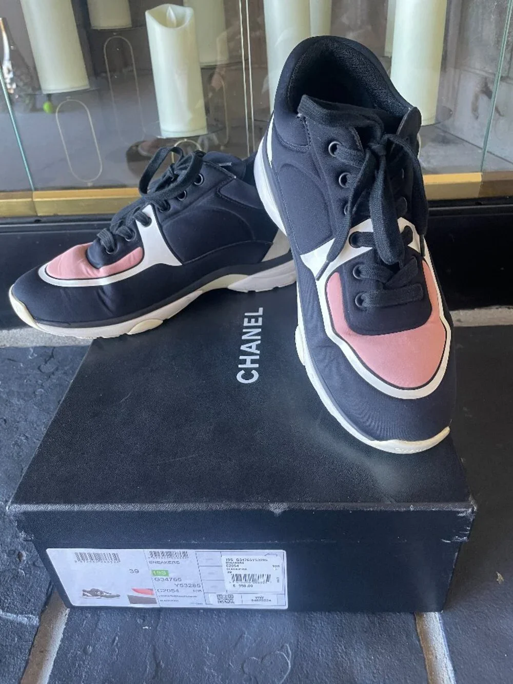 Authentic Chanel Lycra/Neoprene Womens Sneakers (RARE)